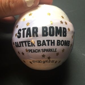 Pink Peach Sparkle Star Bath Bomb